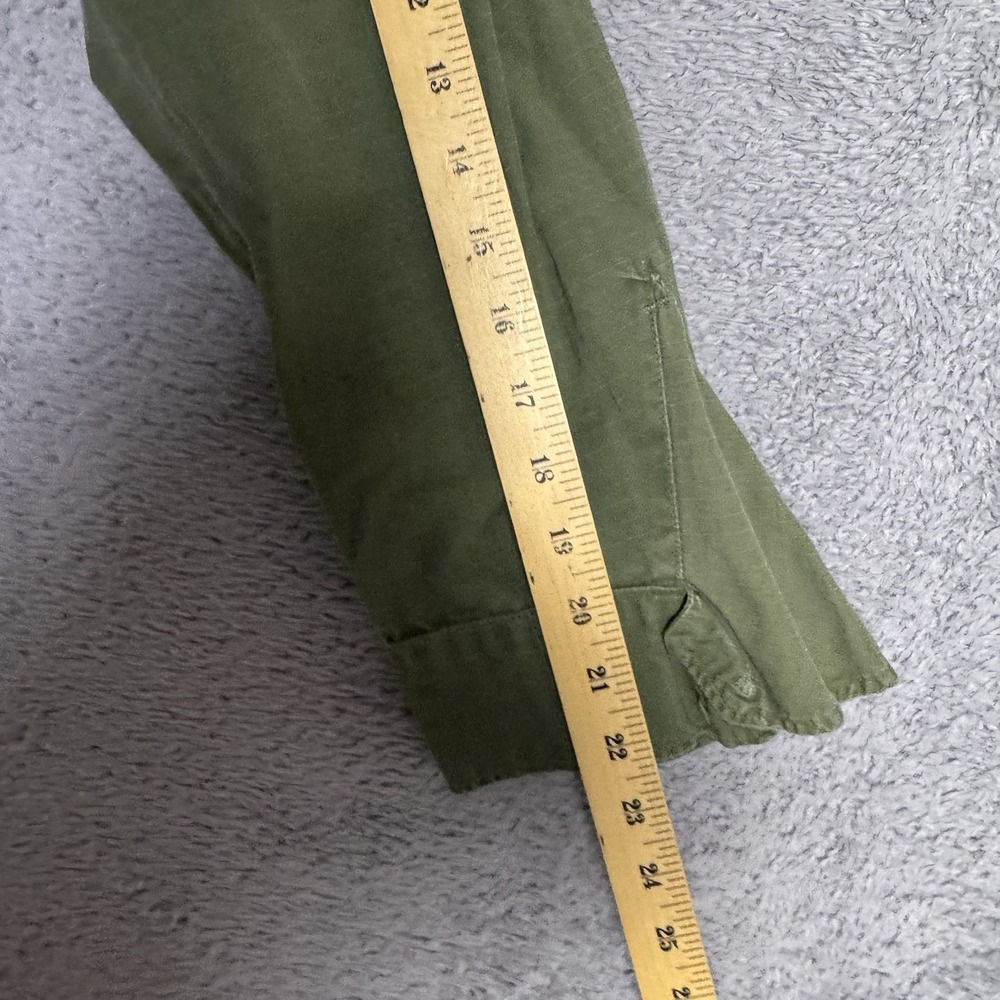 Coat Man's Cotton Wind Resistant Rip Stop Poplin OG 107 M Reg USGI 1968 Vietnam - Picture 9 of 12